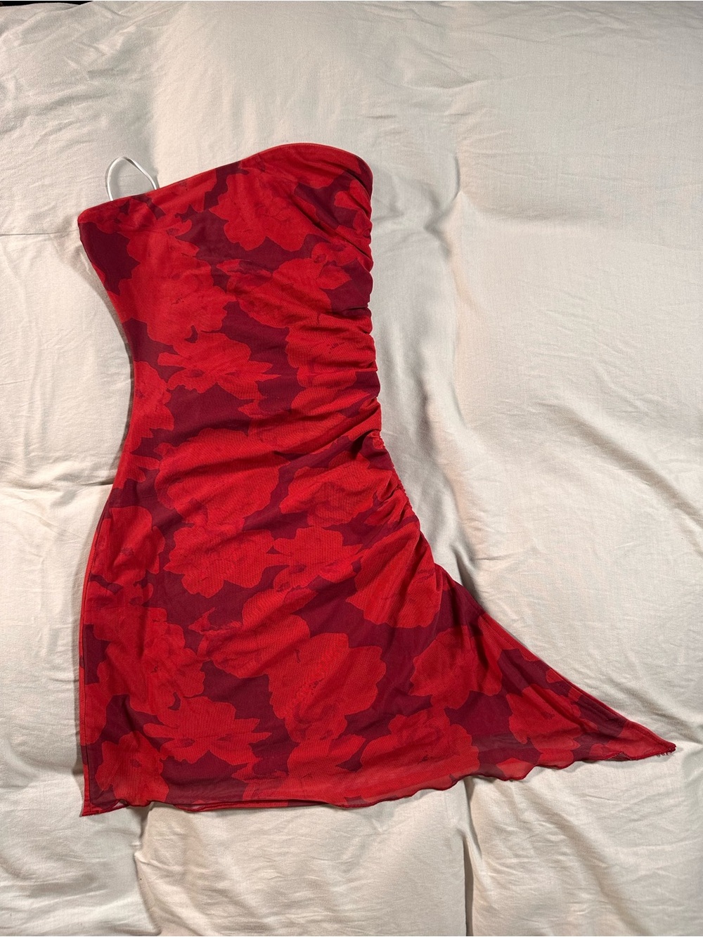 Princess Polly Donnelli Mini Dress Burgundy Red Floral US 0 UK4 NWT BABYDOLL